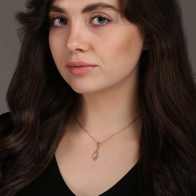 Zlatý přívěsek love ZP0380XJ80-9600 (585/1000) 0,96g