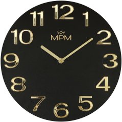 Drevené hodiny s tichým chodom MPM Timber Simplicity - F - E07M.4222.9080