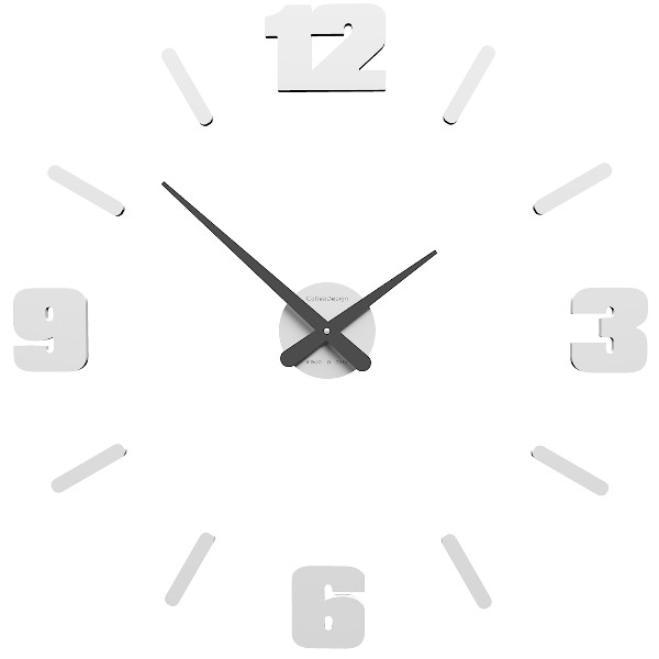 Dizajnové hodiny 10-305 CalleaDesign Michelangelo M 64cm (viac farebných verzií) Farba antracitová čierna-4