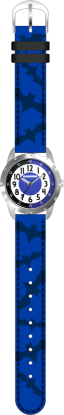 Svítící modré chlapecké dětské hodinky CLOCKODILE SUPERHERO