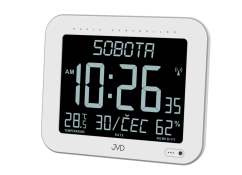Digitálne rádiom riadené hodiny s českým dňom v týždni JVD DH9362.1