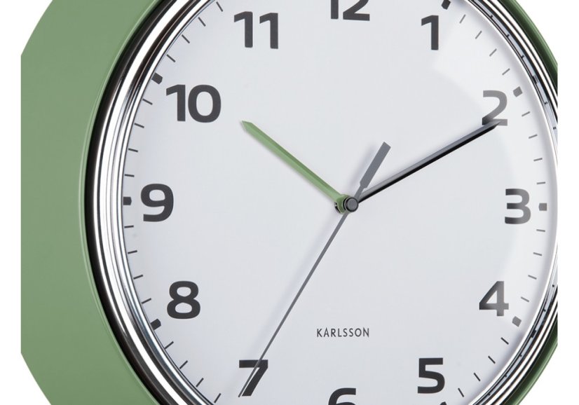 Dizajnové nástenné hodiny 6006GR Karlsson 34cm