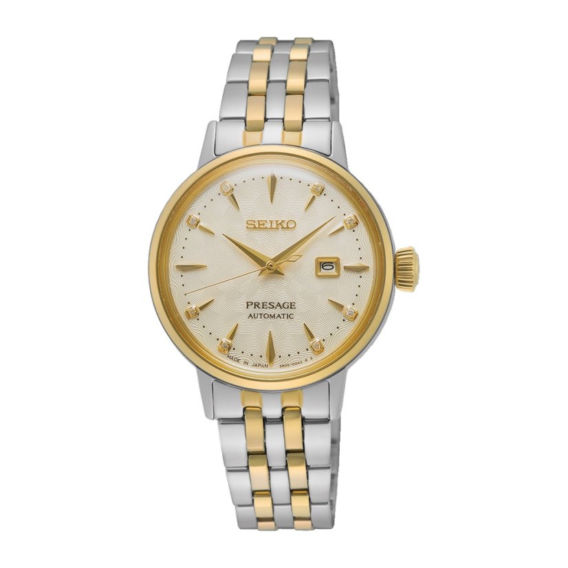 Seiko SRE010J1 Presage Cocktail Time ‘White Lady’ Diamond Twist