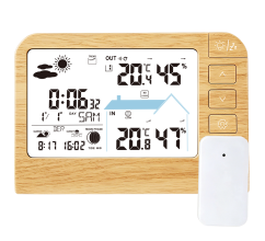 Digitální rádiem řízená meteorologická stanice JVD RB767.1