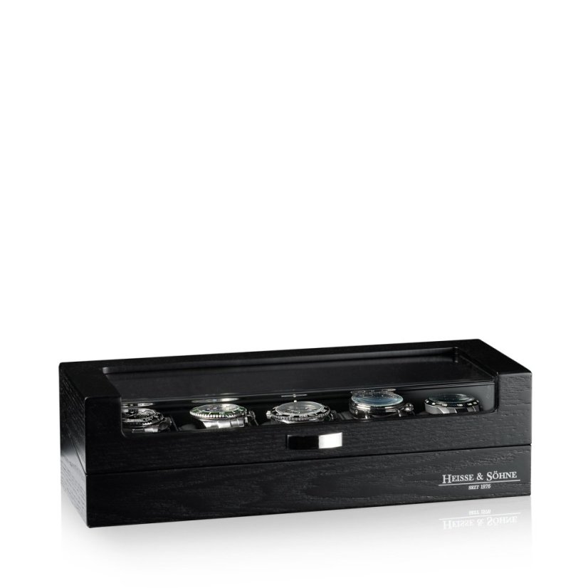 Kazeta na hodinky HEISSE & SÖHNE 70019-146 HS Oxford 5 - Dark Oak