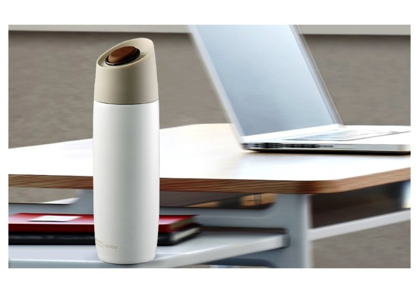 ASOBU dámská trendy termoska 5 Avenue stříbrná 390ml