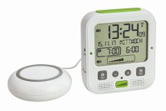 TFA 60.2538.02 - Rádiově řízený budík s vibrační jednotkou a extra hlasitým zvoněním BOOM