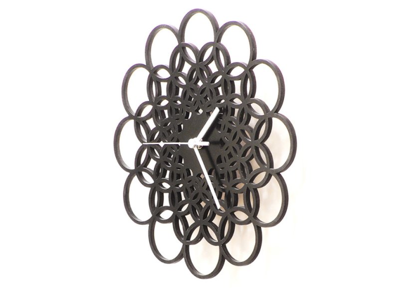 Dizajnové nástenné hodiny 001.03.001 Ardeola 29cm