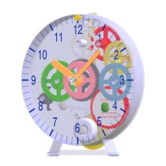 Detská stavebnica analógových mechanických hodín Modell Kids Clock