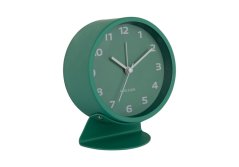 Stolní hodiny s budíkem 6082GR Karlssson 13cm