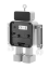Detský budík ROBOT s tichým chodom JVD SRP2305.2