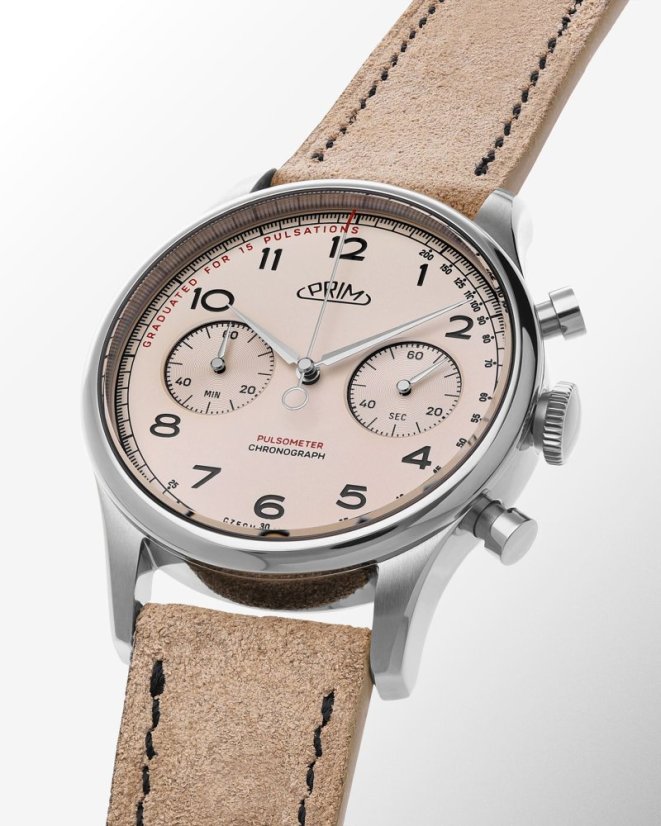 Prím Janský Pulsometer Chronograph 42 - A - W01P.13282.A