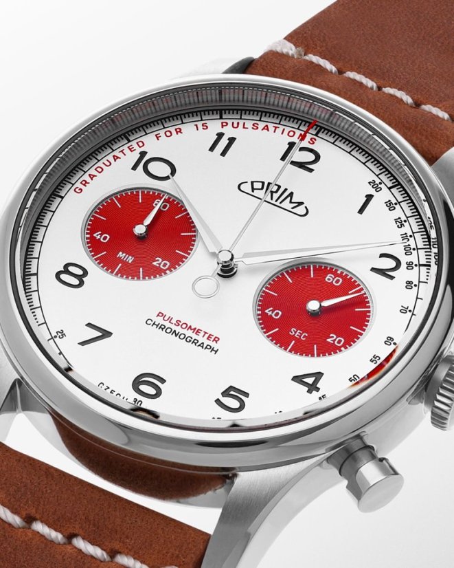 Prím Janský Pulsometer Chronograph 42 - E - W01P.13282.E