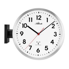 Obojstranné nástenné hodiny 4571 Atlanta riadené rádiovým signálom 32cm