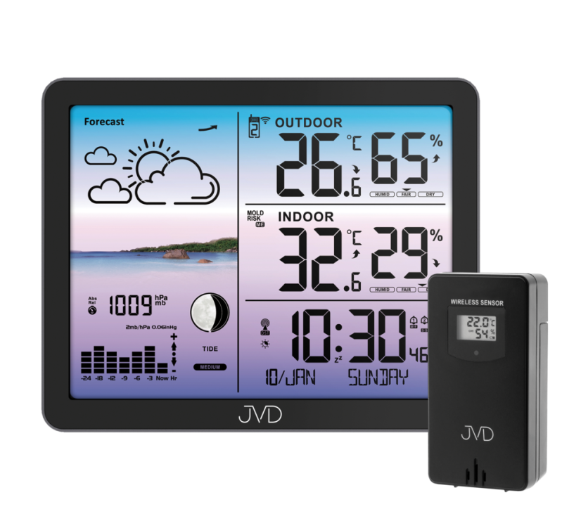 Rádiom riadená meteorologická stanica JVD RB3566.1