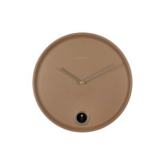 Nástěnné hodiny s kukačkou 6123BR Karlsson 30cm, hnědé