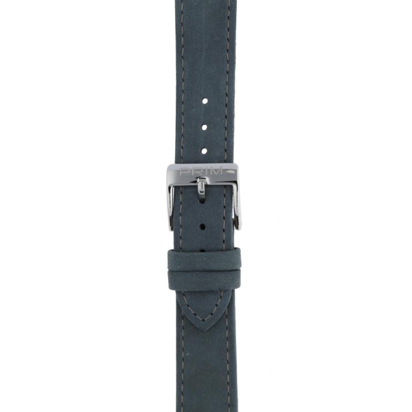 Kožený remienok PRIM RB.15818 (17 mm) - sivý - RB.15818.1716.9292.L