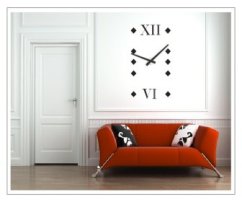 Dizajnové nástenné hodiny 1577 Calleadesign 140cm (20 farieb) Farba tmavo hnedá