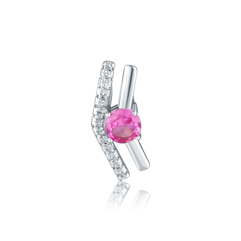 Strieborný prívesok so zirkónmi JVD SVLP0868SH2R200