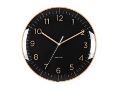 Dizajnové nástenné hodiny 6110BK Karlsson 30cm