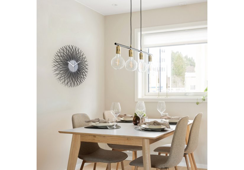 Dizajnové nástenné hodiny 001.11.002 Ardeola 29cm