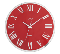 Nástěnné skleněné hodiny s tichým JVD NS22006.2