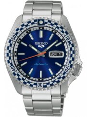 Seiko SRPK65K1 Seiko 5 Sports Petrol Blue ‘Checker Flag’ Special Edition
