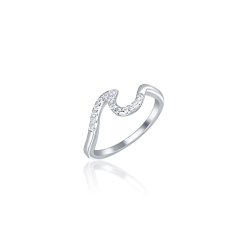 Stříbrný prsten JVD SVLR0718XH2BI56