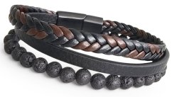 Pánský náramek Boccia Titanium 03090-0121