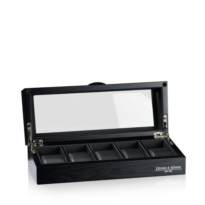 Kazeta na hodinky HEISSE & SÖHNE 70019-146 HS Oxford 5 - Dark Oak