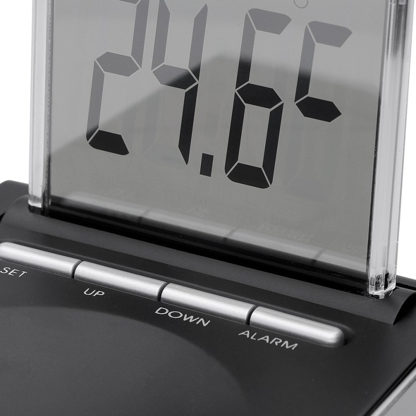 Digitální budík s datem a teploměrem MPM C02.2594.9070