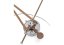Dizajnové nástenné hodiny Nomon Cris walnut 70cm
