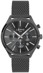 LAVVU Pánské hodinky CHRONOGRAPH NORRLAND s vodotěsností 100M