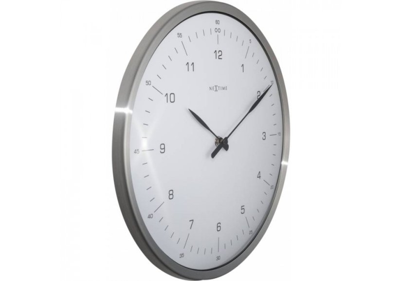 Dizajnové nástenné hodiny 3243wi Nextime 60 minutes 33cm