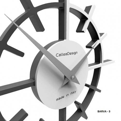 Dizajnové hodiny 10-018 CalleaDesign Crosshair 29cm (viac farebných verzií) Farba caffe latte-14 - RAL1019