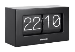 Dizajnové stolné preklápacie hodiny 5620BK Karlsson 21cm
