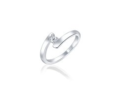 Stříbrný prsten JVD SVLR0694XH2BI54