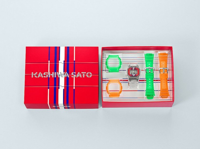 CASIO DWE-5600KS-7ER G-Shock Kashiwa Sato Limited Edition (+ 2 náhradní řemínky a lunety)