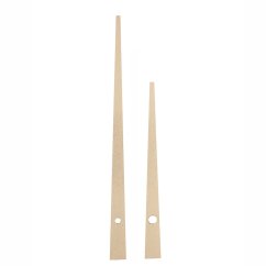 Kovové hodinové ručičky B27 (137 mm, 92 mm) - zlaté - Ručičky hodinové B27 pár zlaté