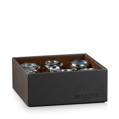 Kazeta na hodinky HEISSE & SÖHNE 70019-128.47 HS Mirage XL - dolný modul pre 6 hodiniek - Braun
