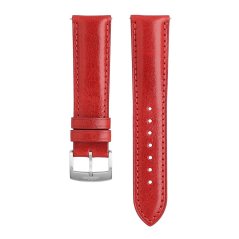 Kožený řemínek na hodinky PRIM RB.15909 (22 mm) - červený - RB.15909.2220.2020