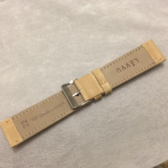 LAVVU Béžový prešitý remienok SPORT z luxusnej kože Top Grain - 22