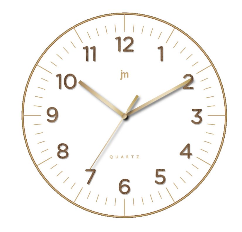 Designové nástěnné hodiny 00972B Lowell 30cm