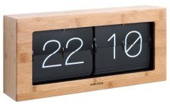 Dizajnové nástenné/Stolné preklápacie hodiny 5642WD Karlsson 37cm