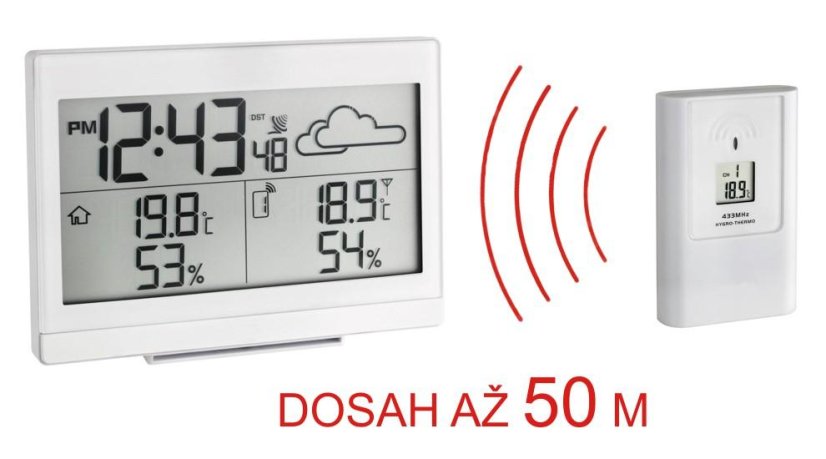 TFA 35.1135.02 - Domáca meteostanica CASA biela