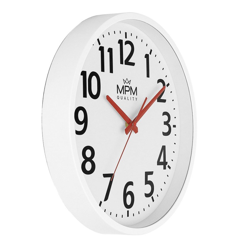 Nástenné hodiny s tichým chodom MPM Classic - A - E01.4205.0000