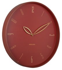Dizajnové nástenné hodiny 6012RD Karlsson 40cm