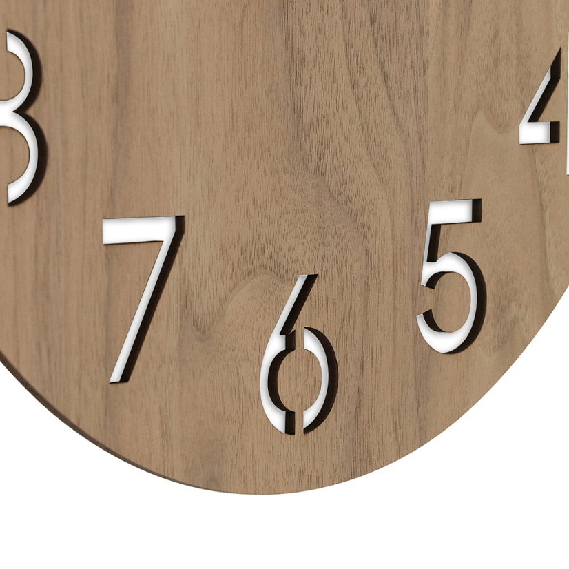 Nástenné hodiny s tichým chodom PRIM Authentic Veneer - C - E07P.4242.54