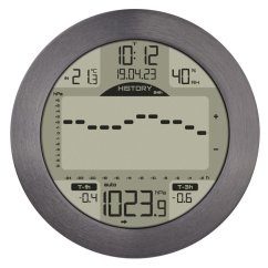 TFA 35.1124.10 - Digitálna meteostanica METEOMAR - leštený hliník