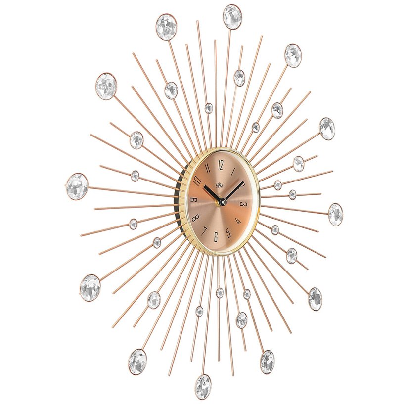 Dizajnové lúčové nástenné hodiny MPM Sunito - E04.4284.23